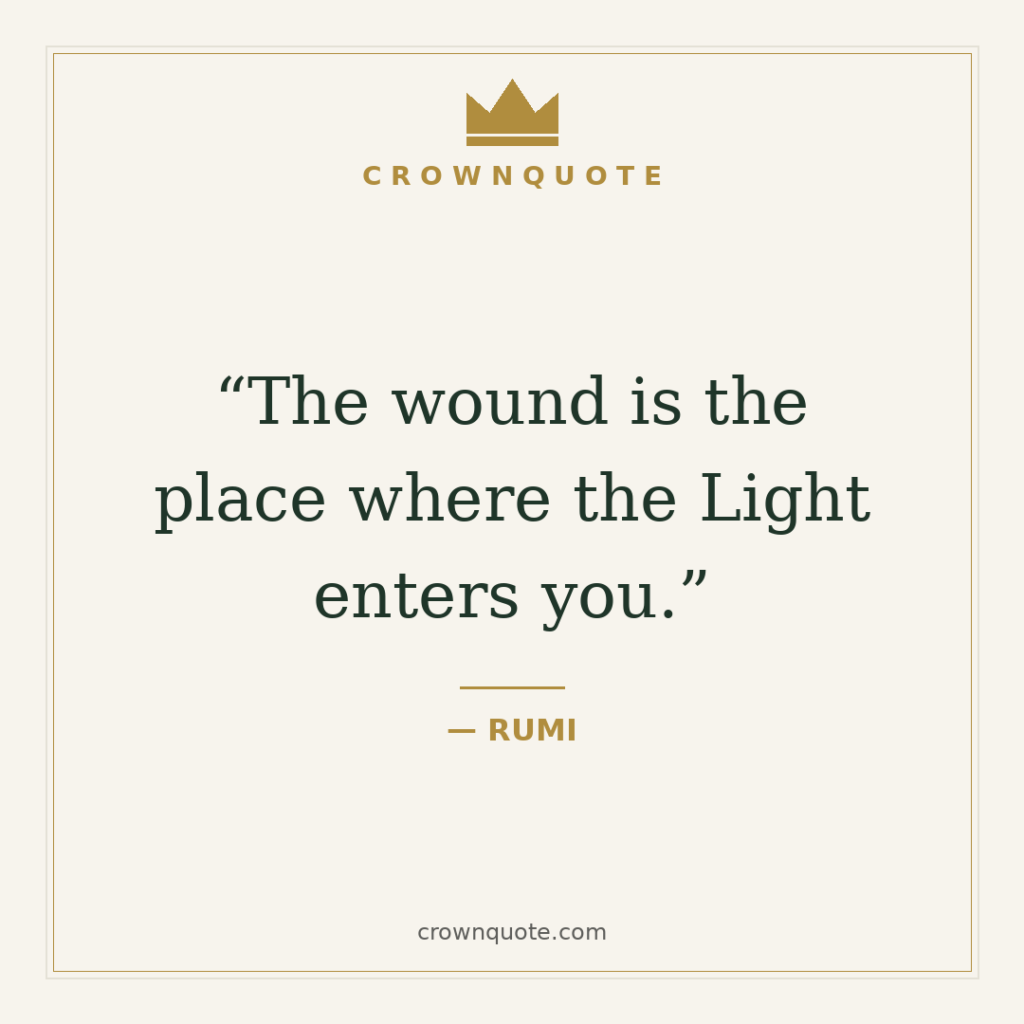 Soft sunrise over calm water — healing quotes